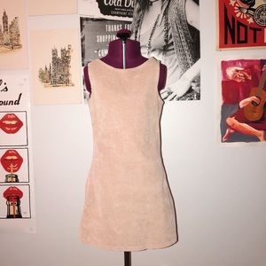 Light pink corduroy dress
